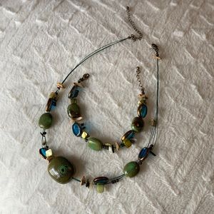 Premier Designs Island Girl Necklace & Bracelet